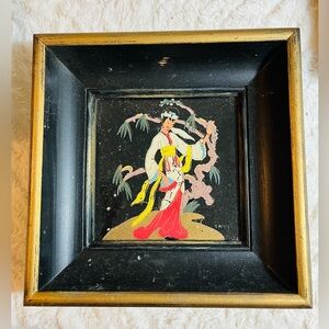 Pilkington tile ceramic art by chanzi. Size 19x10x2 inches.